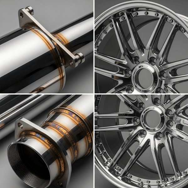 A complex injection molded part for an automotive interior