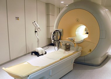 A machined part with a uniform matte finish from bead blasting