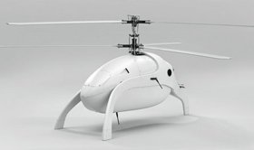 A drone shell, an example of a product that requires UV resistant materials for outdoor use