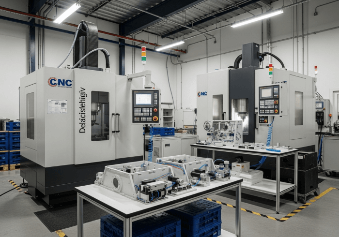 A batch of precisely machined custom electronic enclosures