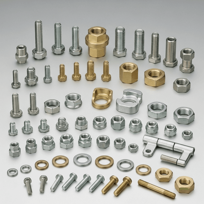 A close-up of a CNC turned aluminum part with threads and an anodized finish