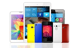 A collection of 3D printed consumer electronics prototypes